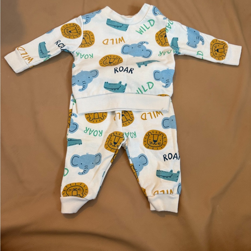 Bon Bebe Blue and White Kids Matching Set